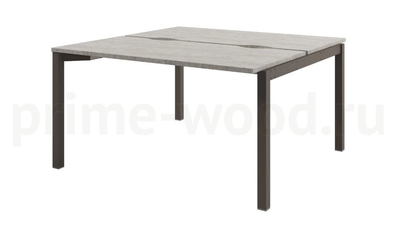Бенч-система столов-тандемов Solution 140x143x75 арт. D-411 - фото 1