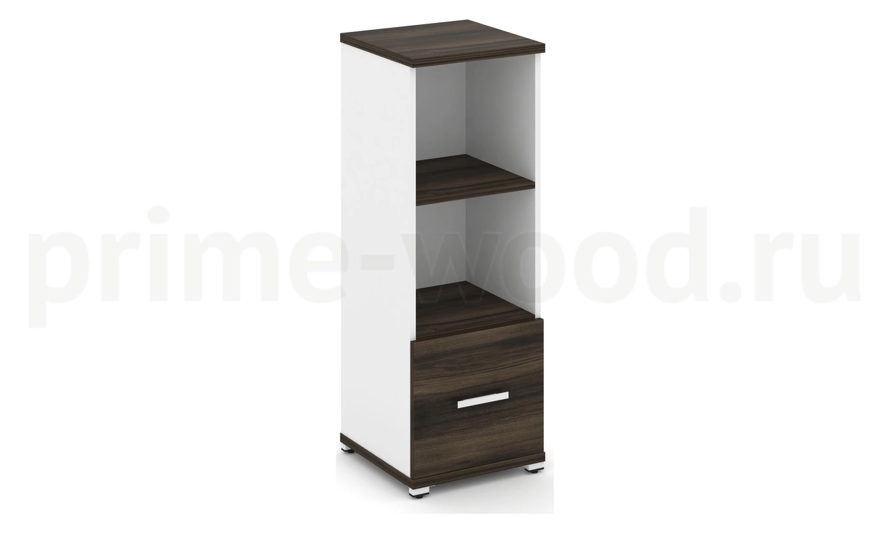 Шкаф одна узкая секция, 3 ниши CN.STU-311 B/W - фото 5