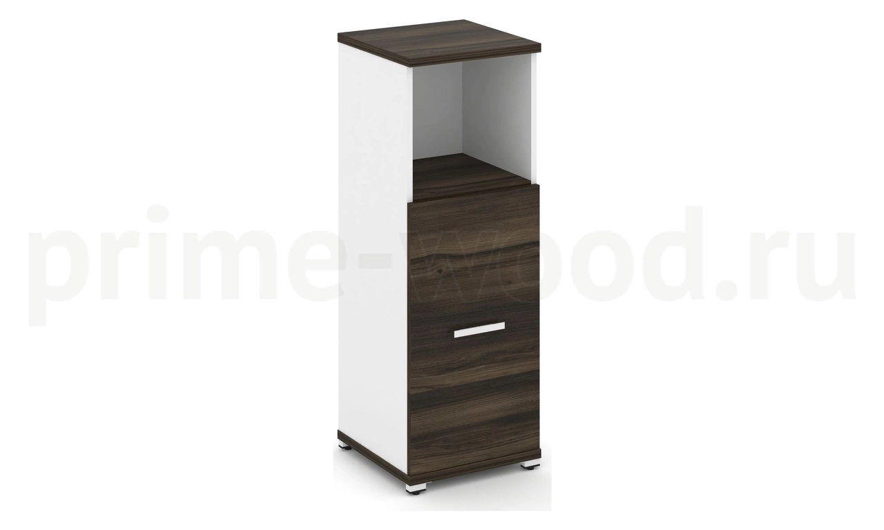 Шкаф одна узкая секция, 3 ниши CN.STU-313 B/W - фото 5
