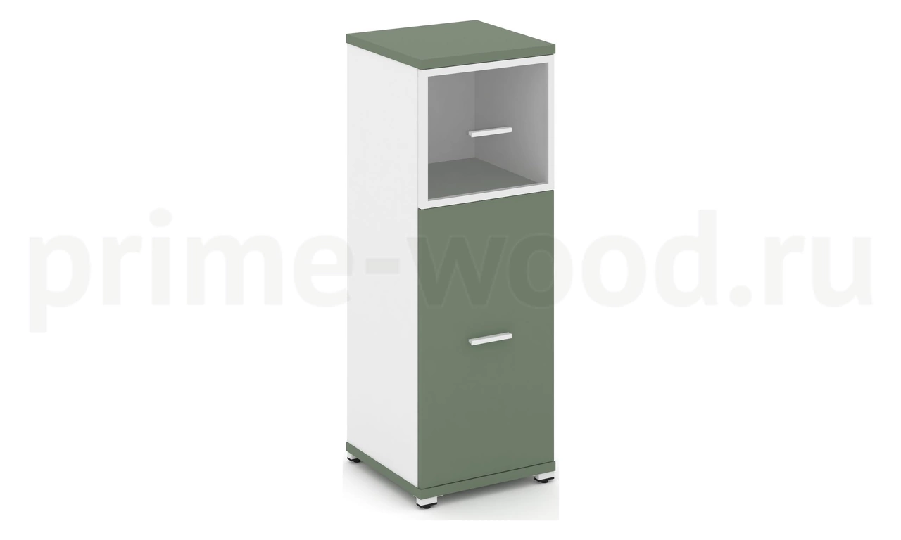 Шкаф одна узкая секция, 3 ниши CN.STU-314 RP B/W - фото 6