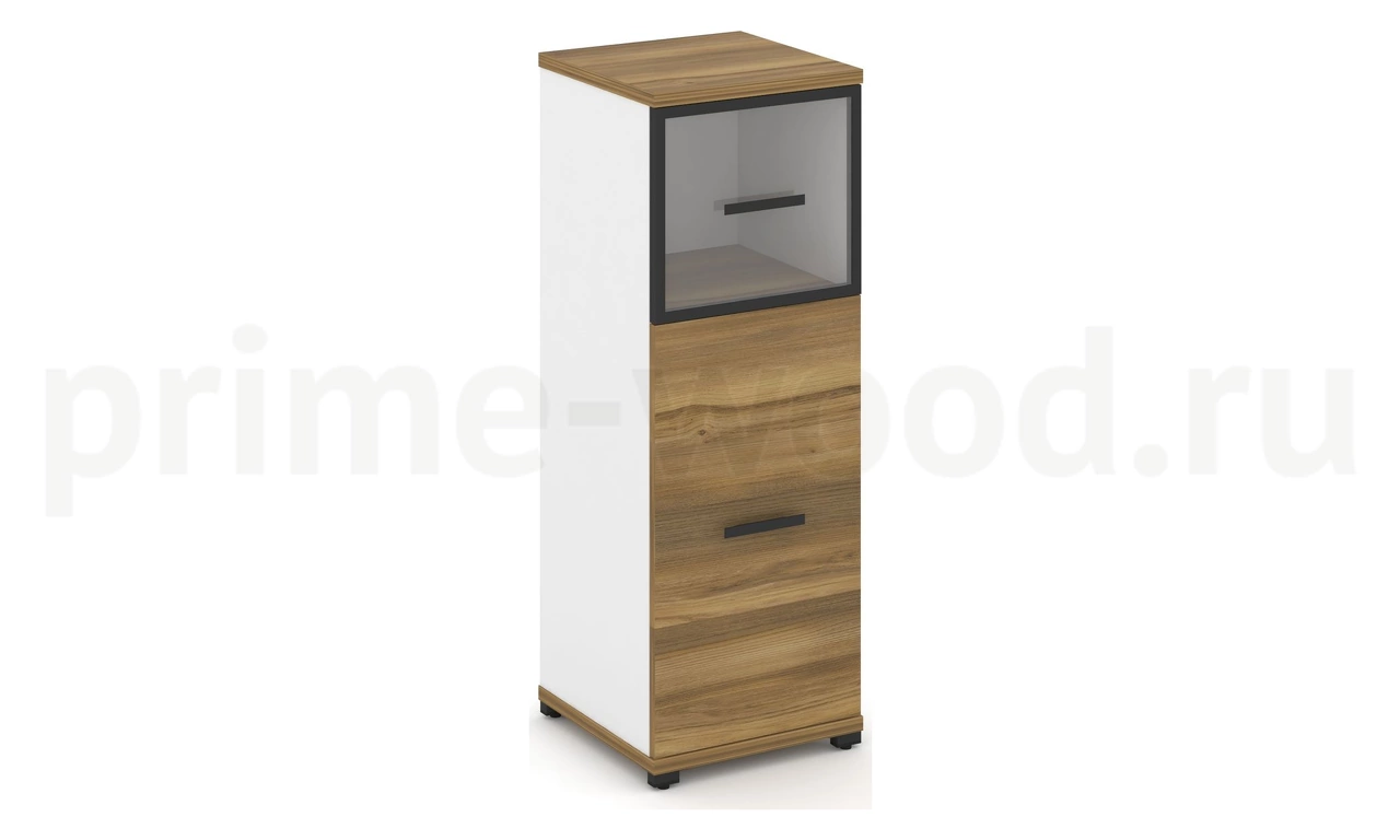 Шкаф одна узкая секция, 3 ниши CN.STU-314 RP B/W - фото 3