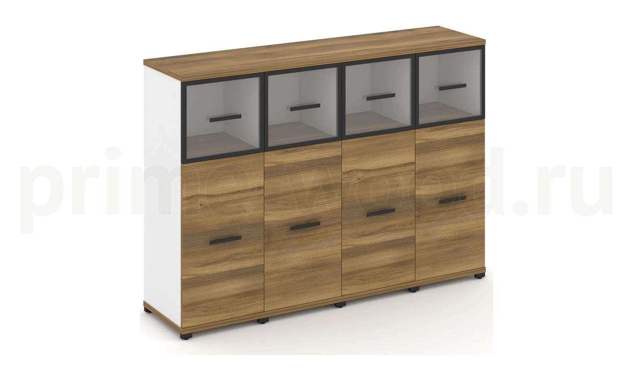 Шкаф четыре узкие секции, 3 ниши CN.STU-344 RP B/W - фото 3