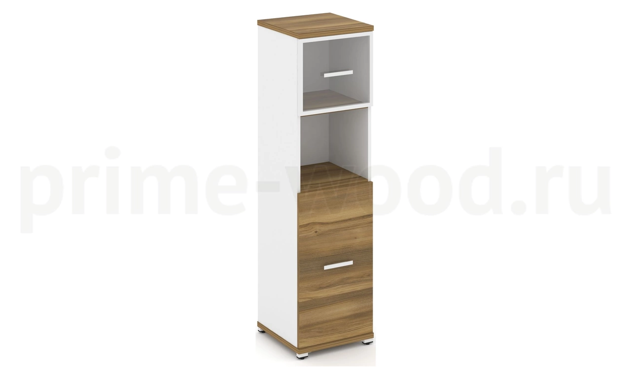 Шкаф одна узкая секция, 4 ниши CN.STU-415 RP B/W - фото 4