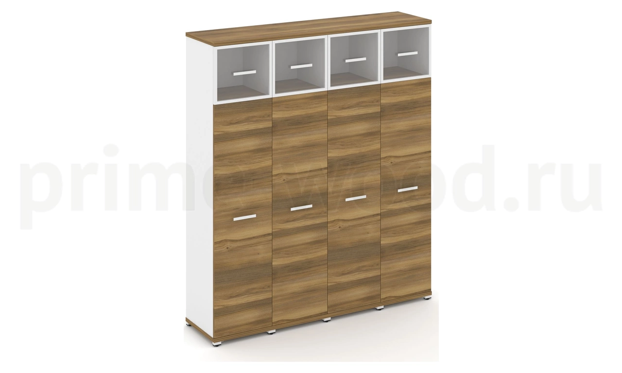 Шкаф четыре узкие секции, 5 ниш CN.STU-547 RP B/W - фото 4