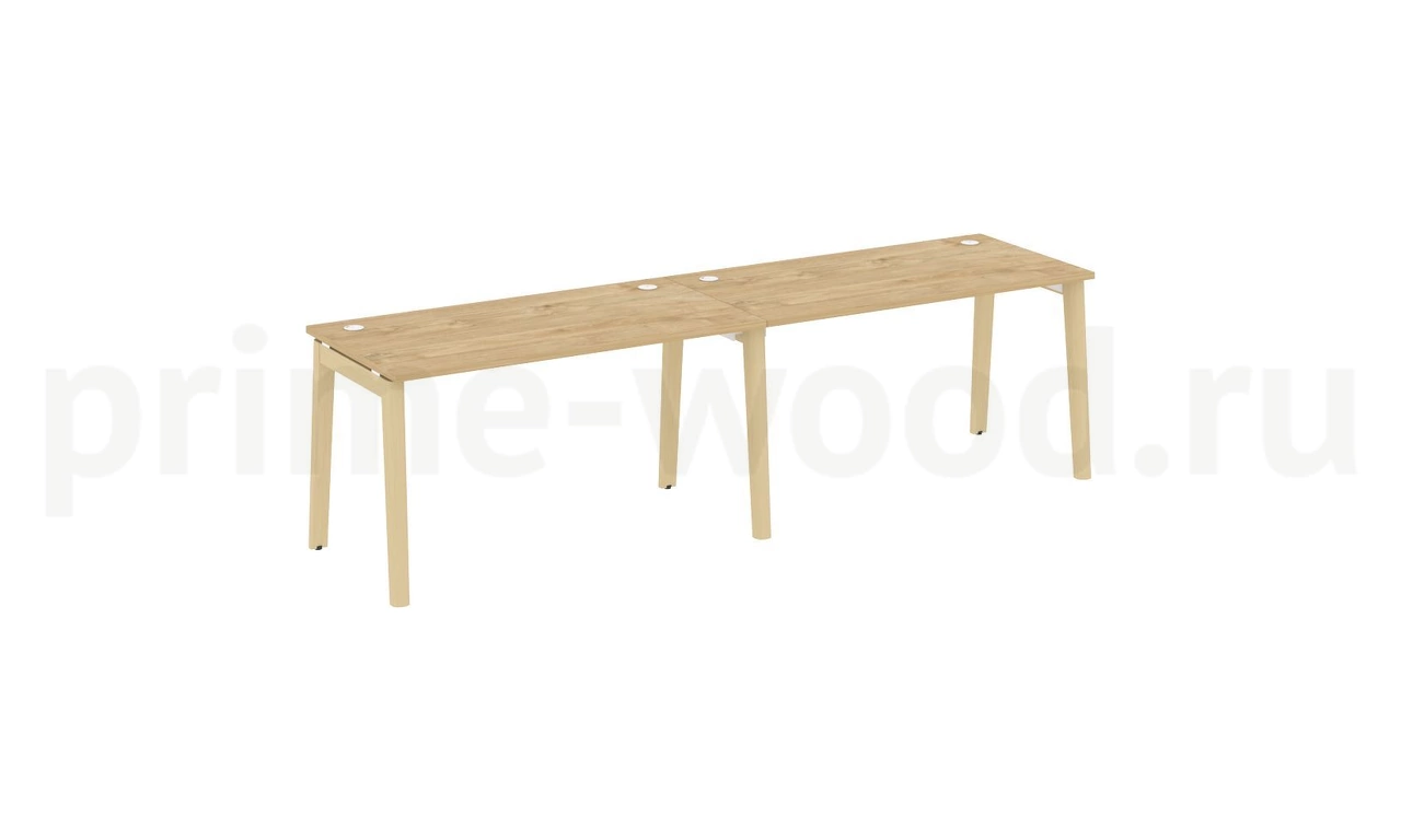 Рабочая станция, опоры - массив дерева ONIX WOOD 276x72x75 - фото 9